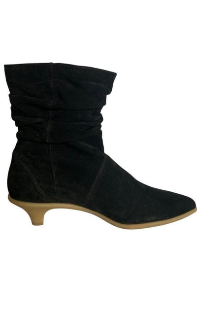 BCBGMAXAZRIA Black Comfortable Leather Boots - Runway Catalog