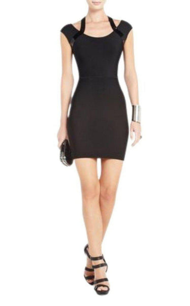 BCBGMAXAZRIA Black Karella Sequined Cocktail Dress – Runway Catalog