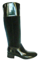BCBGMAXAZRIA Black Leather Knee High Lorraine Boots - Runway Catalog