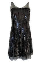 BCBGMAXAZRIA Black Sequence Mini Dress - Runway Catalog