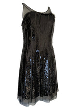 BCBGMAXAZRIA Black Sequence Mini Dress - Runway Catalog