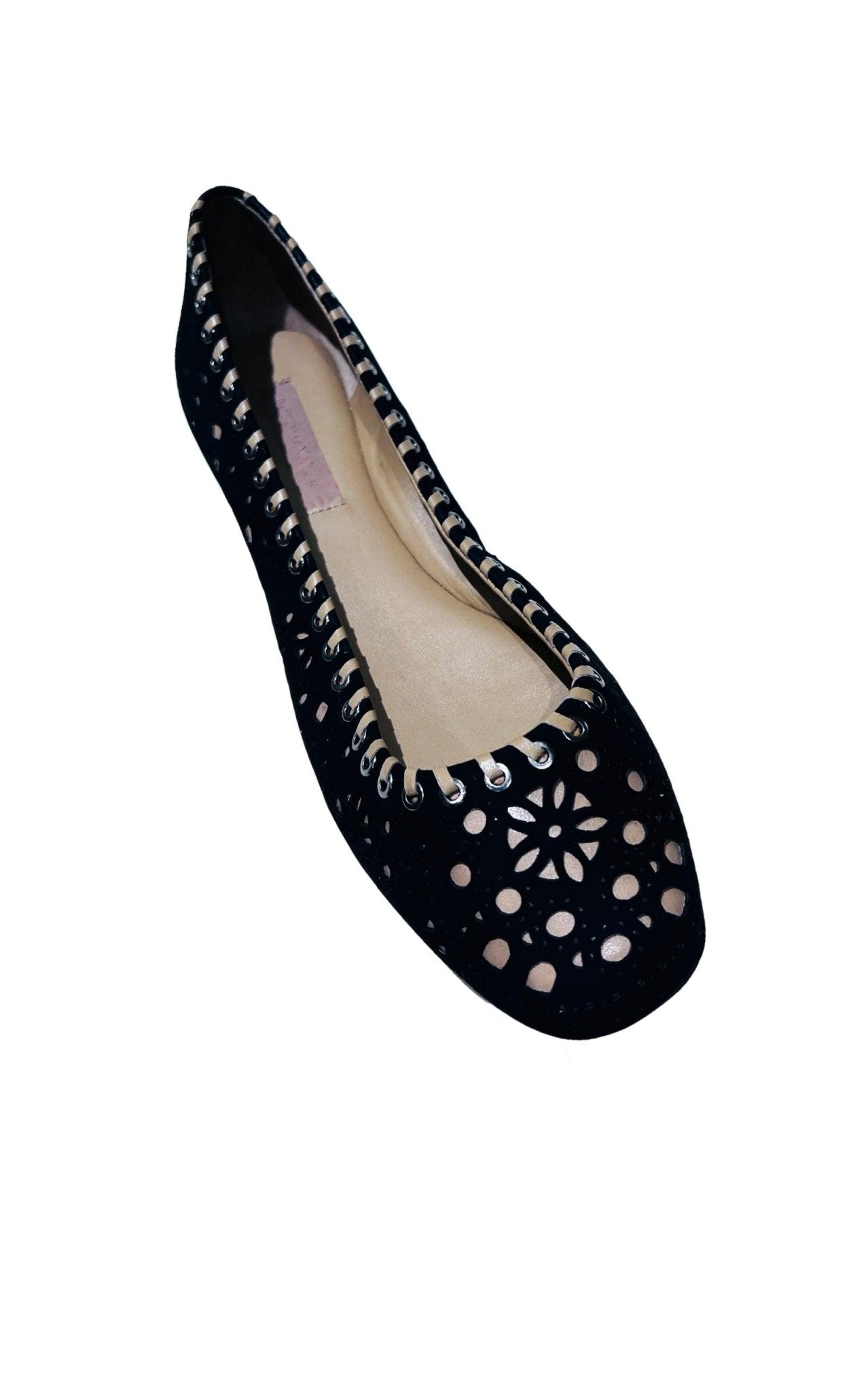 BCBGMAXAZRIA Black Suede Flats - Runway Catalog
