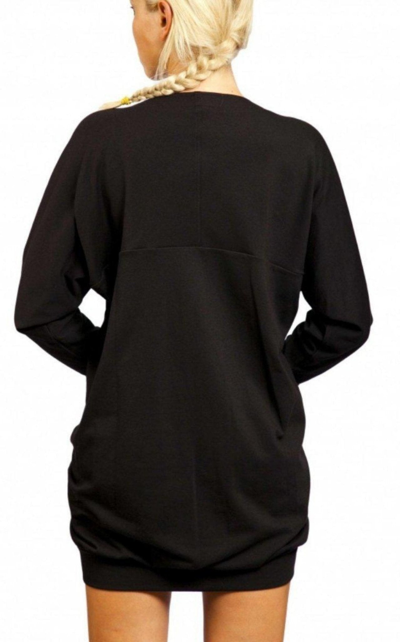 BCBGMAXAZRIA Black Sweater Dress - Runway Catalog