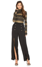 BCBGMAXAZRIA Brinne Black And Gold Combo Tee - Runway Catalog