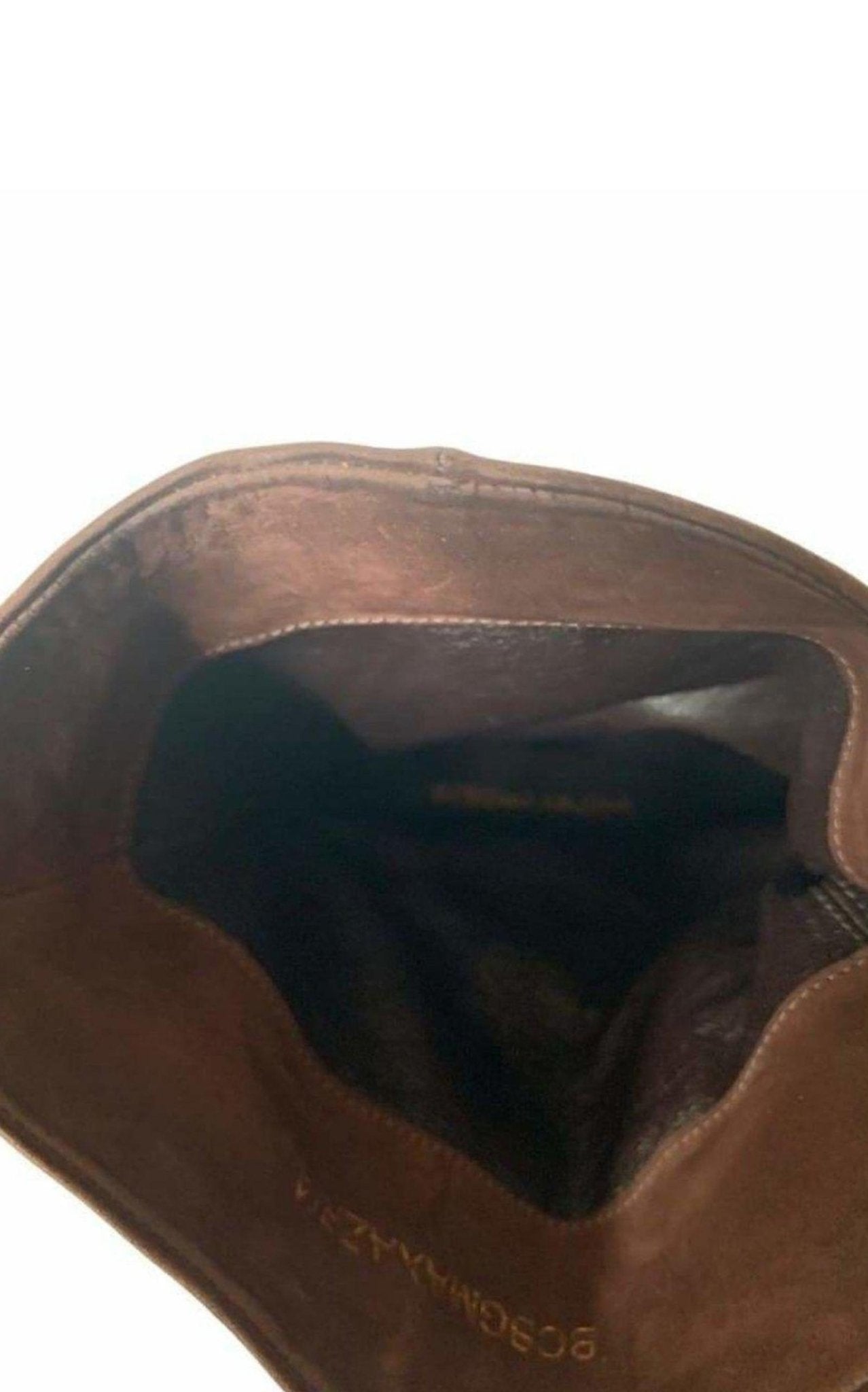 BCBGMAXAZRIA Brown Leather Boots - Runway Catalog