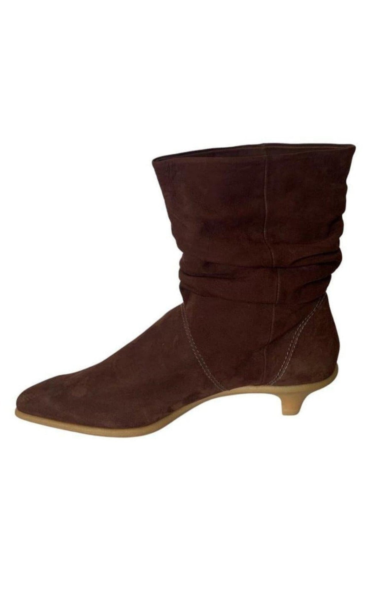BCBGMAXAZRIA Brown Leather Boots - Runway Catalog