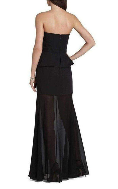 BCBGMAXAZRIA Caitlyn Strapless Embellished Bodice Dress - Runway Catalog