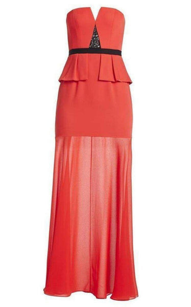 BCBGMAXAZRIA Caitlyn Strapless Embellished-Bodice Gown – Runway Catalog