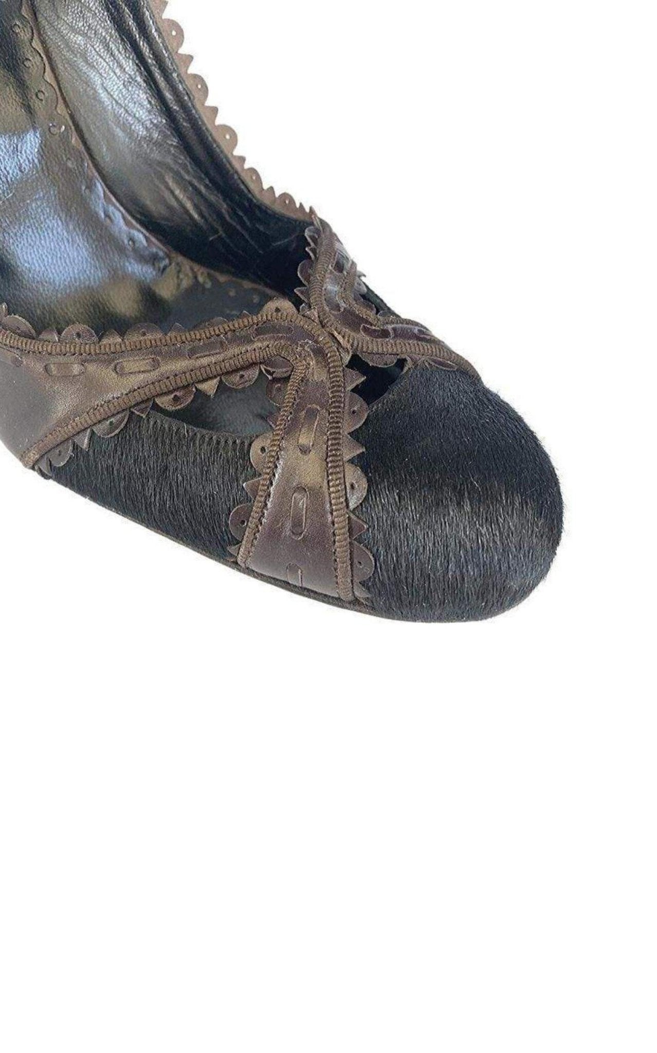 BCBGMAXAZRIA Caldea Leather Pump - Runway Catalog