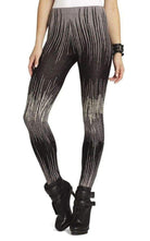 BCBGMAXAZRIA Cameron Electric Strokes Jacquard Silk Blend Legging - Runway Catalog