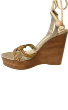 BCBGMAXAZRIA Canvas Wedge Sandal - Runway Catalog