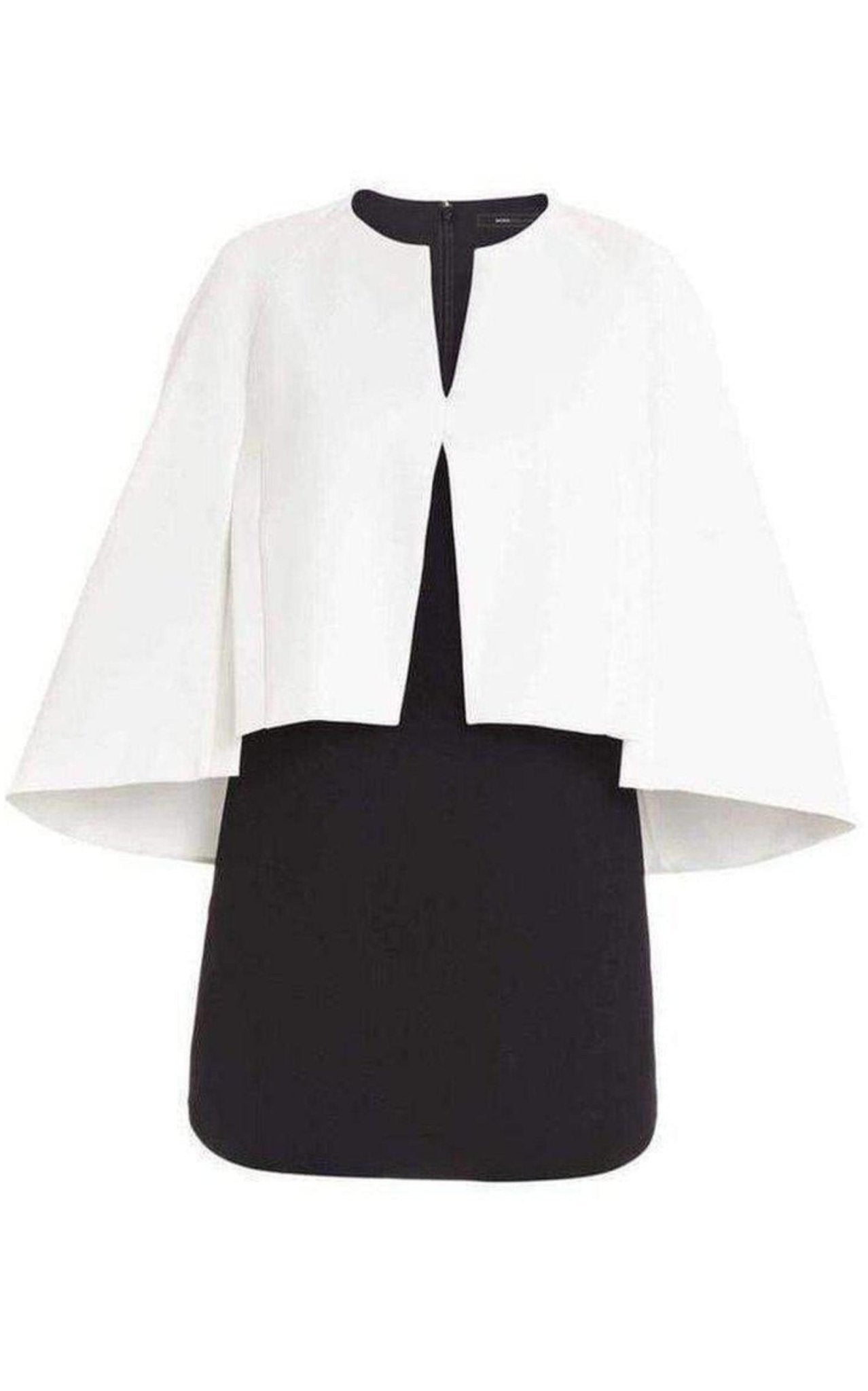 BCBGMAXAZRIA Cape Detailed Dress - Runway Catalog