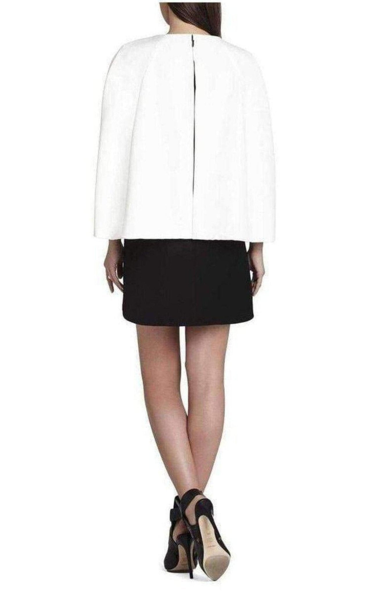 BCBGMAXAZRIA Cape Detailed Dress - Runway Catalog
