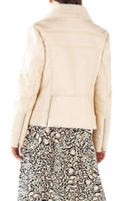 BCBGMAXAZRIA Carlton Faux Leather Aviator Jacket - Runway Catalog