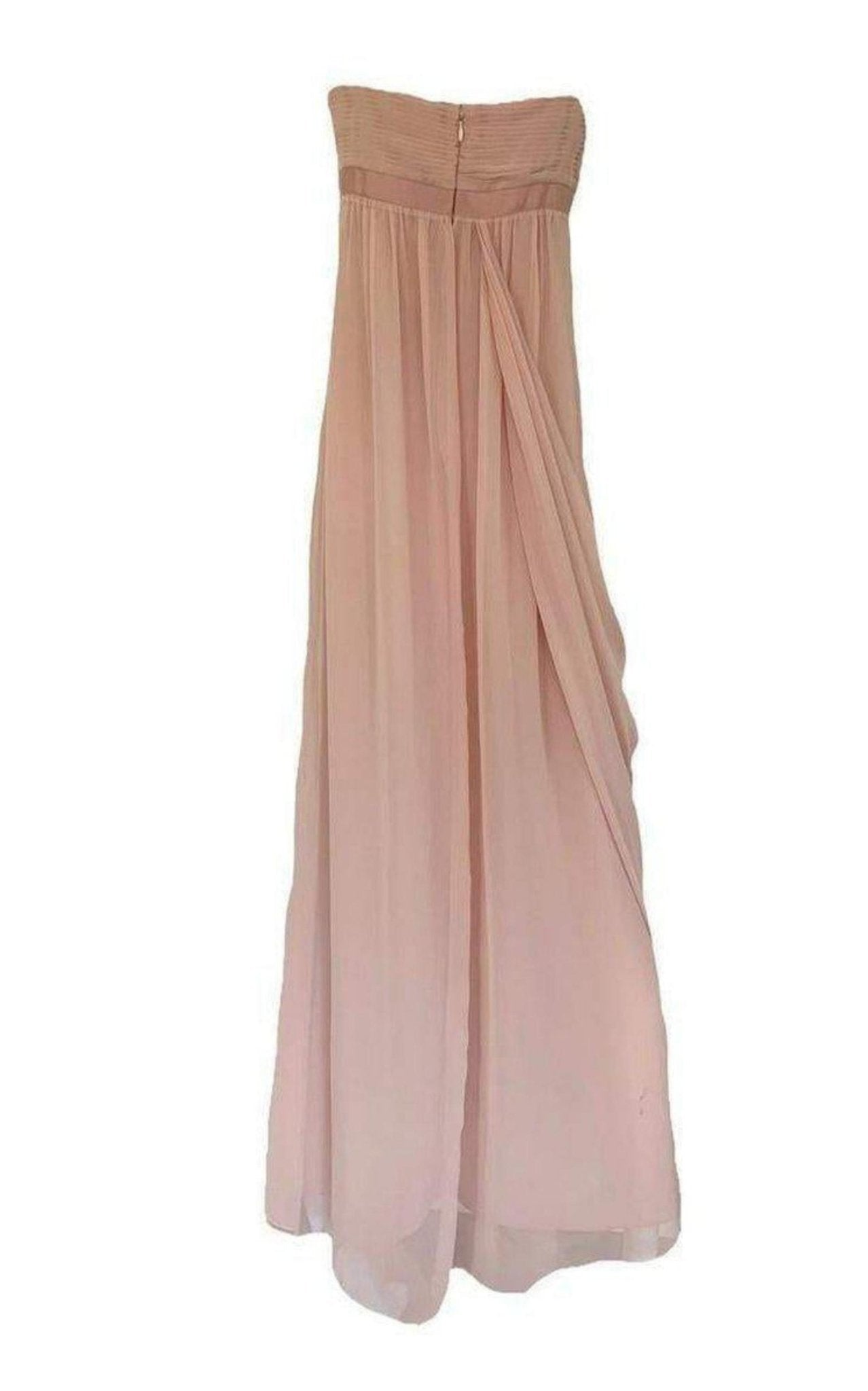 BCBGMAXAZRIA Cascade Bare Pink Strapless Gown - Runway Catalog