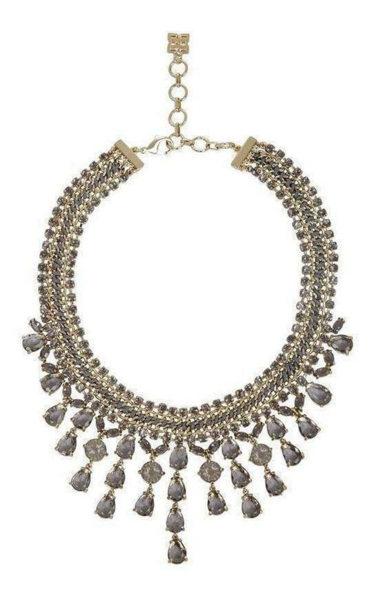 BCBGMAXAZRIA Corded Gemstone Necklace - Runway Catalog