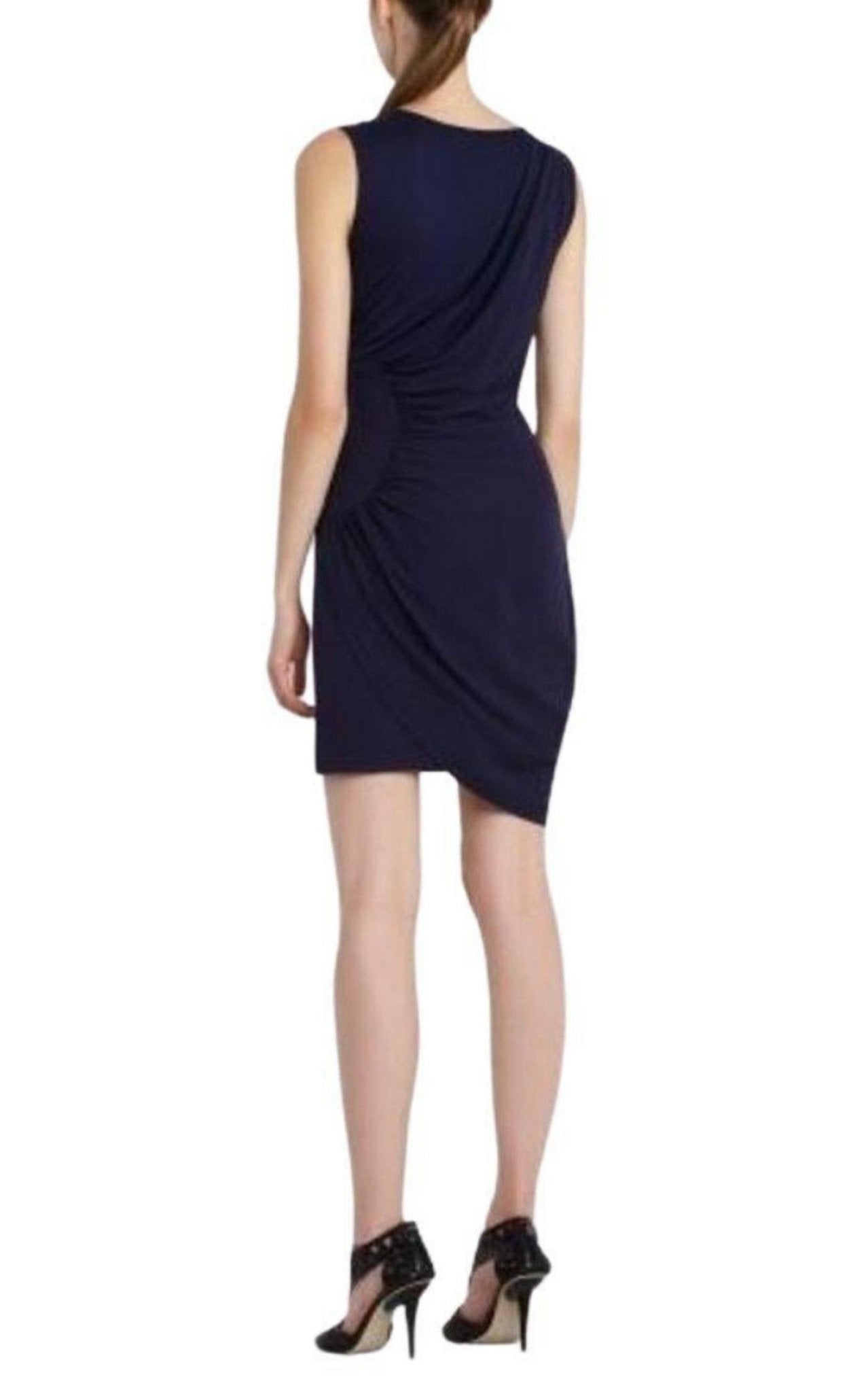 BCBGMAXAZRIA Draped Side Zipper Dress - Runway Catalog