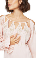 BCBGMAXAZRIA Embellished Cutout - Neck Drop - Waist Dress - Runway Catalog