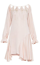 BCBGMAXAZRIA Embellished Cutout - Neck Drop - Waist Dress - Runway Catalog