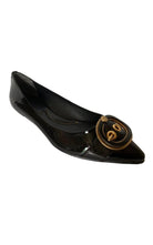 Chaussures plates en cuir verni BCBGMAXAZRIA Emlyn - Catalogue Runway