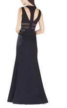 BCBGMAXAZRIA Emyli Lace Blocked V - Neck Dress - Runway Catalog