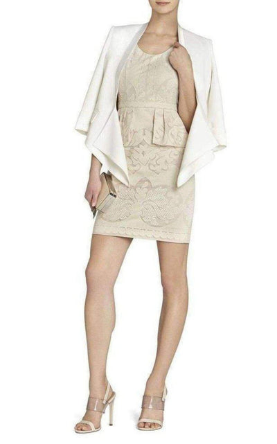 BCBGMAXAZRIA Etna Lace Peplum Sheath Dress - Runway Catalog