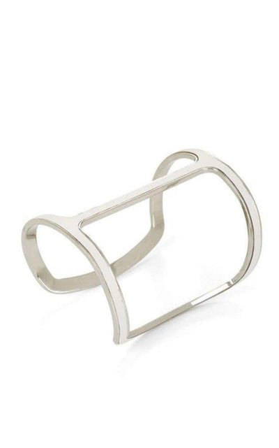 BCBGMAXAZRIA Faux - leather Covered Cutout Cuff Bracelet - Runway Catalog