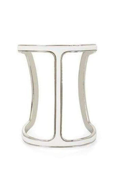 BCBGMAXAZRIA Faux - leather Covered Cutout Cuff Bracelet - Runway Catalog