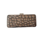 BCBGMAXAZRIA Faux Leather Croc - Effect Frame Clutch - Runway Catalog