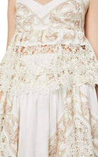 BCBGMAXAZRIA Floral Embroidered Tank Top - Runway Catalog