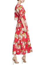 BCBGMAXAZRIA Floral - Print Faux - Wrap Maxi Dress - Runway Catalog