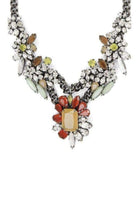 BCBGMAXAZRIA Floral Stone Necklace - Runway Catalog