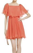 BCBGMAXAZRIA Galia Shalom Sunburst Pleated Dress - Runway Catalog