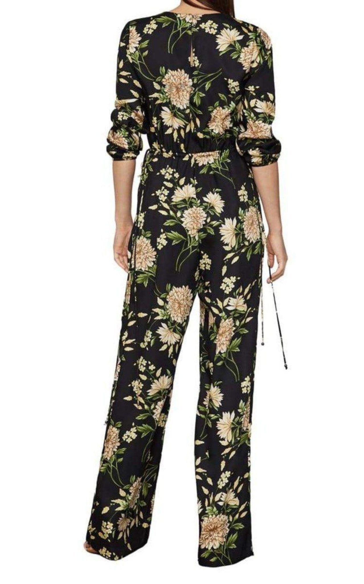 gardenia427 様 BCBGMAXAZRIA Garden Floral Wide-Leg Jumpsuit
