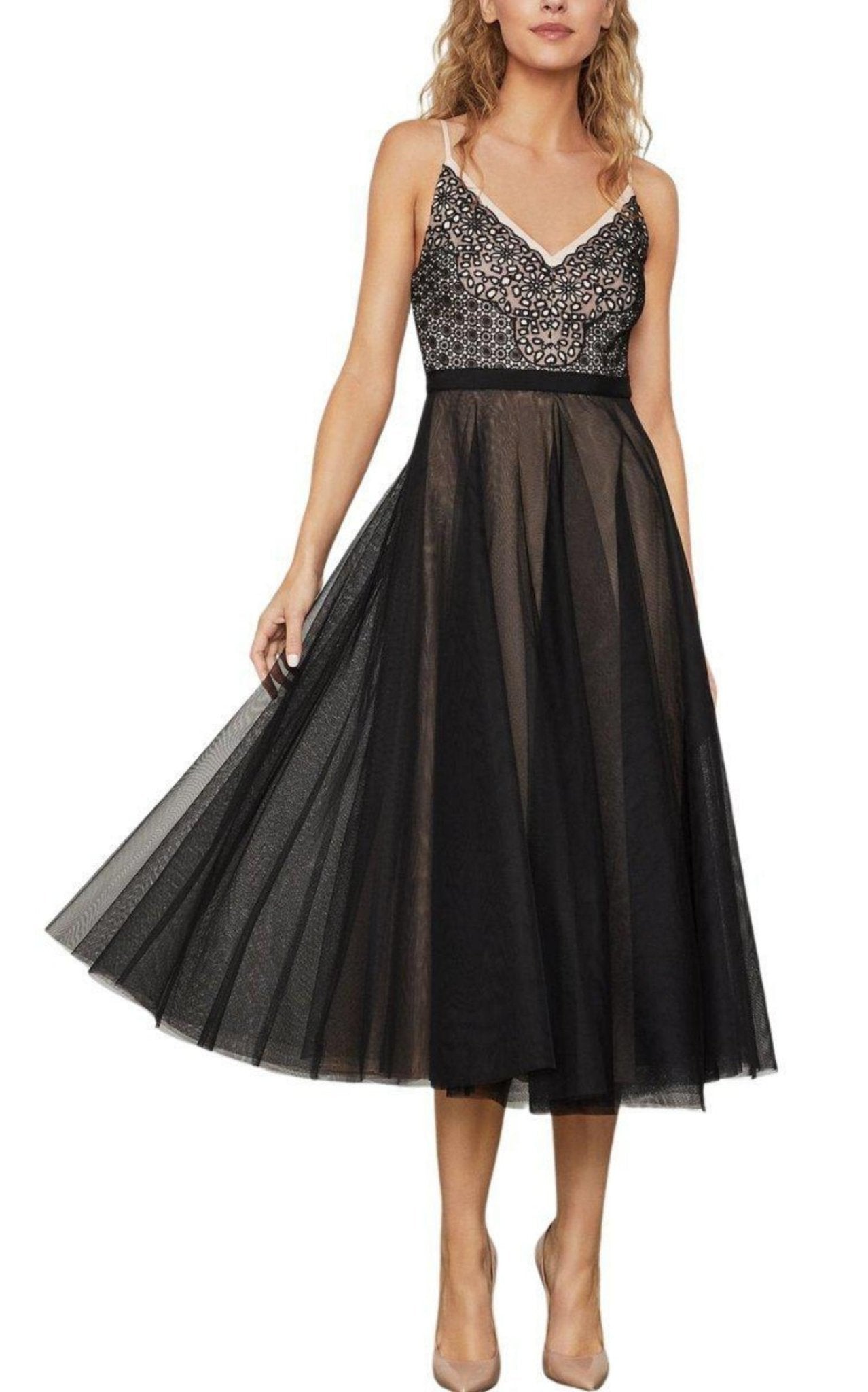 BCBGMAXAZRIA Geometric Floral Dress - Runway Catalog