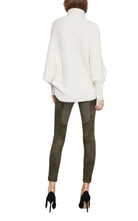 BCBGMAXAZRIA High - Low Turtleneck Merino Blend Sweater - Runway Catalog