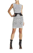 BCBGMAXAZRIA Jazmyne Tribal Jacquard Dress - Runway Catalog