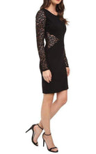 BCBGMAXAZRIA Jorden Lace - Contrast Body - Con Dress - Runway Catalog