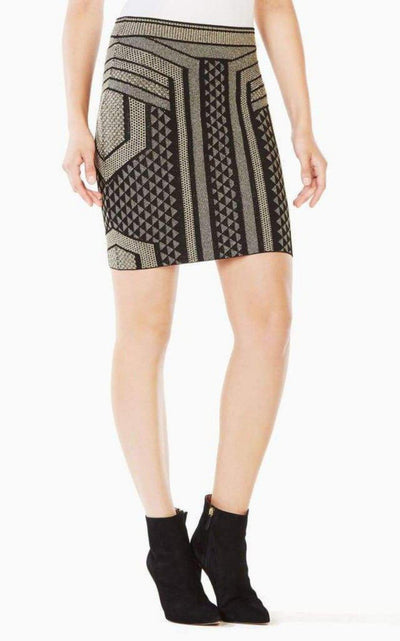 BCBGMAXAZRIA Josa Metallic Pencil Skirt - Runway Catalog
