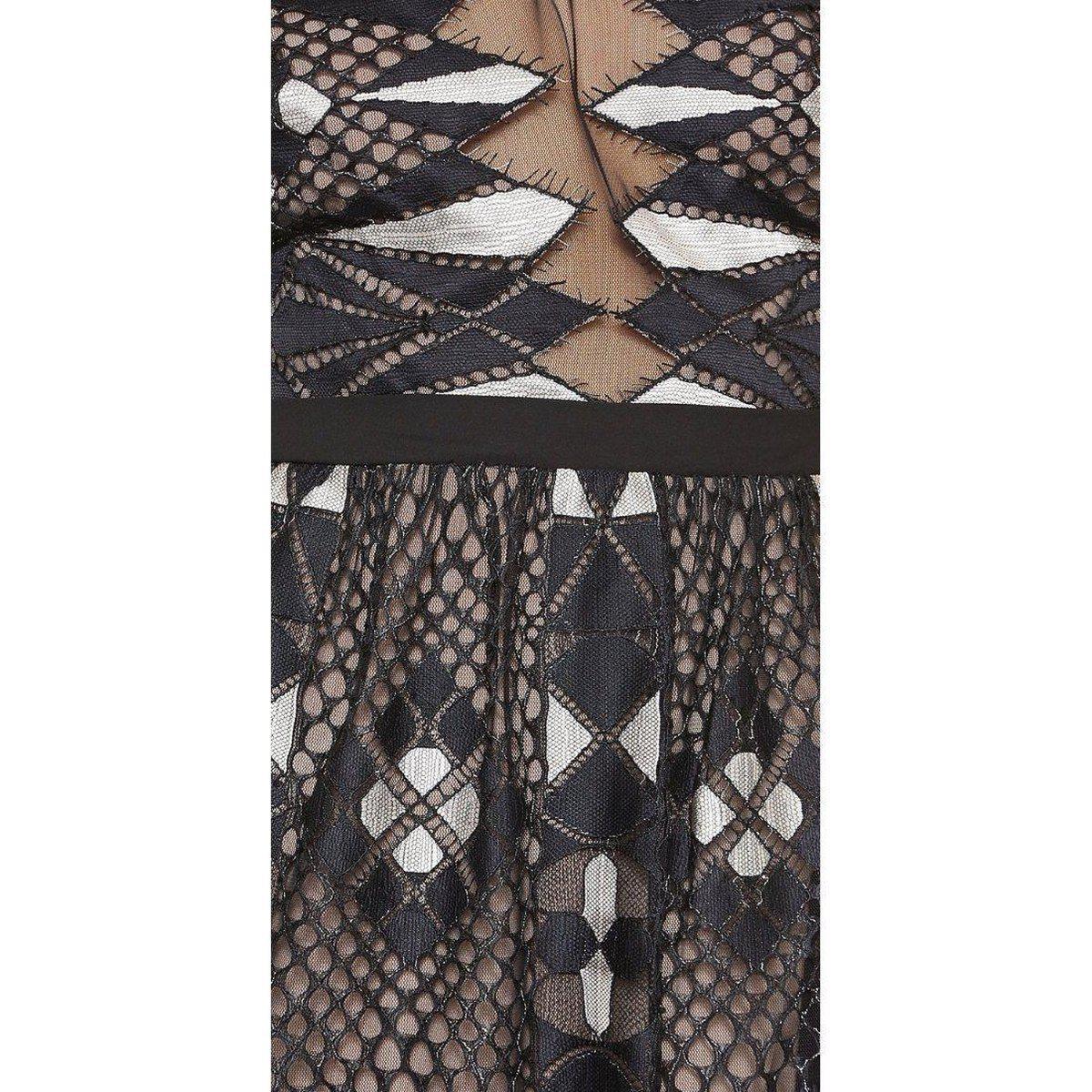 BCBGMAXAZRIA Kailey Sleeveless A - Line Dress - Runway Catalog