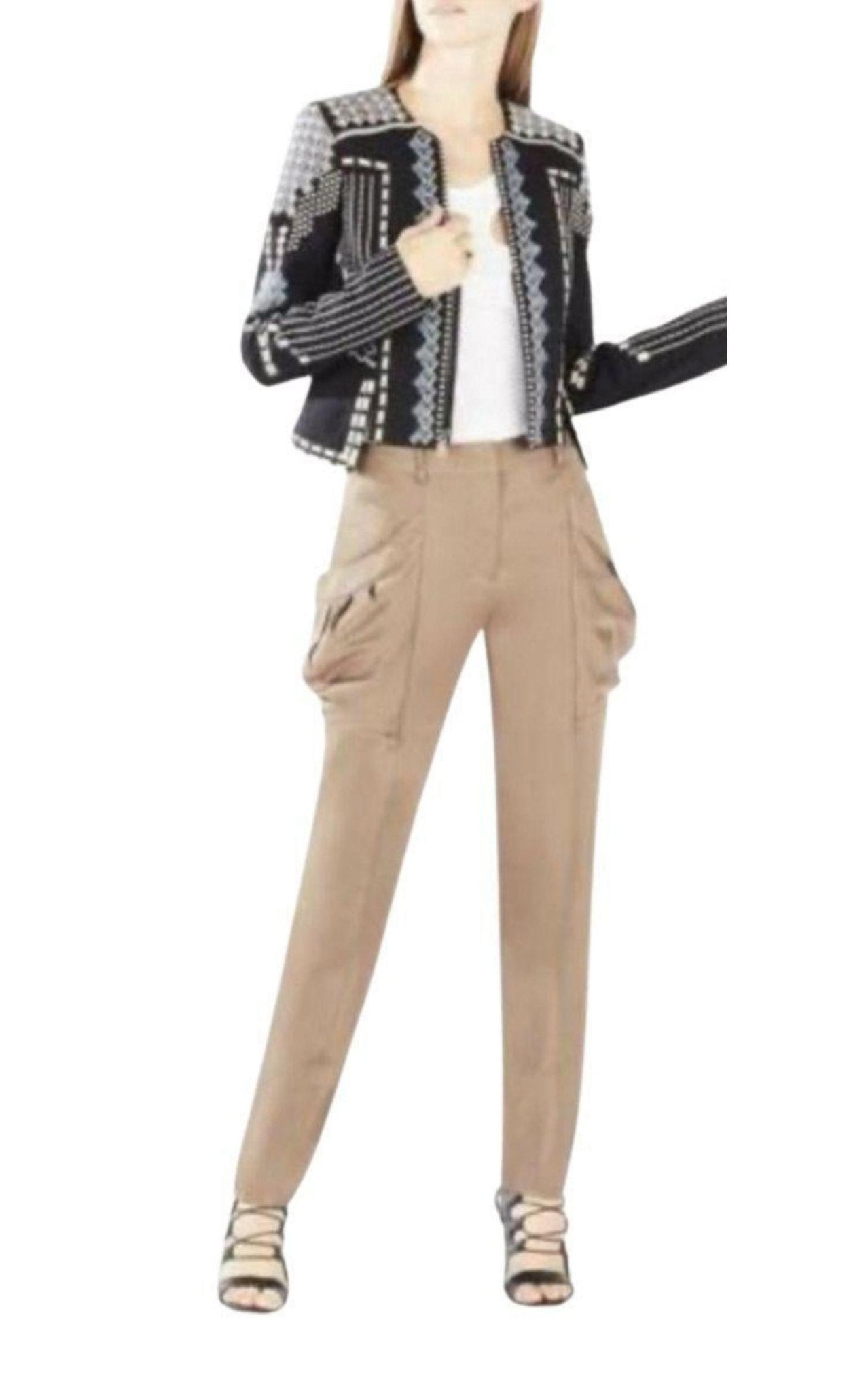 BCBGMAXAZRIA Keith Draped Pockets Pants - Runway Catalog