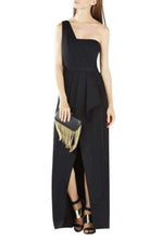 BCBGMAXAZRIA Kristine One - Shoulder Peplum Gown - Runway Catalog