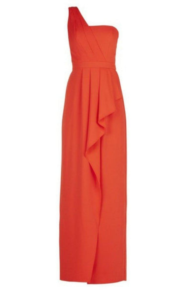 bcbg red one shoulder dress One Shoulder Mini Dress