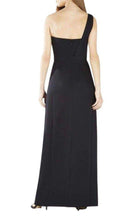 BCBGMAXAZRIA Kristine One - Shoulder Peplum Gown - Runway Catalog