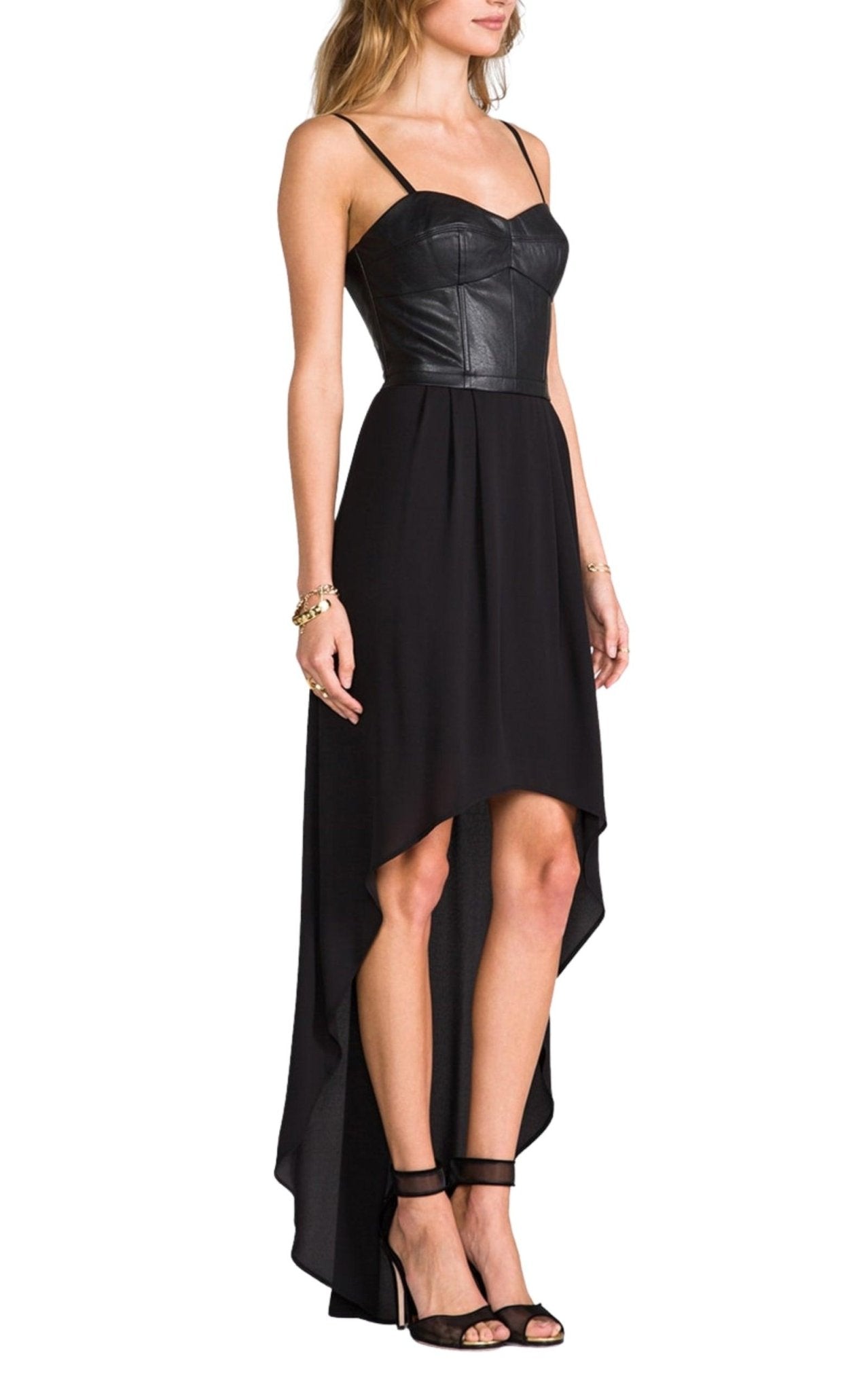 BCBGMAXAZRIA Leandra Bustier Draped Dress - Runway Catalog