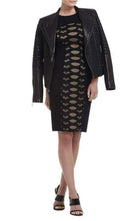 BCBGMAXAZRIA Leona Lace Dress with Contrast Ponte Dress - Runway Catalog