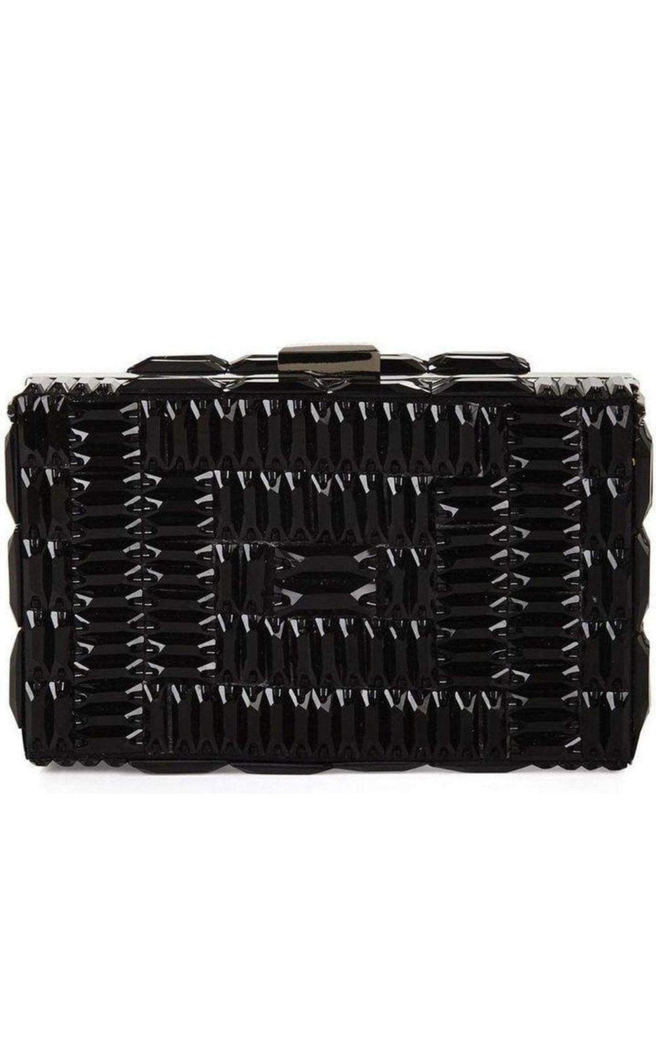 BCBGMAXAZRIA Lexi Large Beaded Box Clutch - Runway Catalog