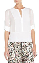 BCBGMAXAZRIA Liberty Silk Top - Runway Catalog