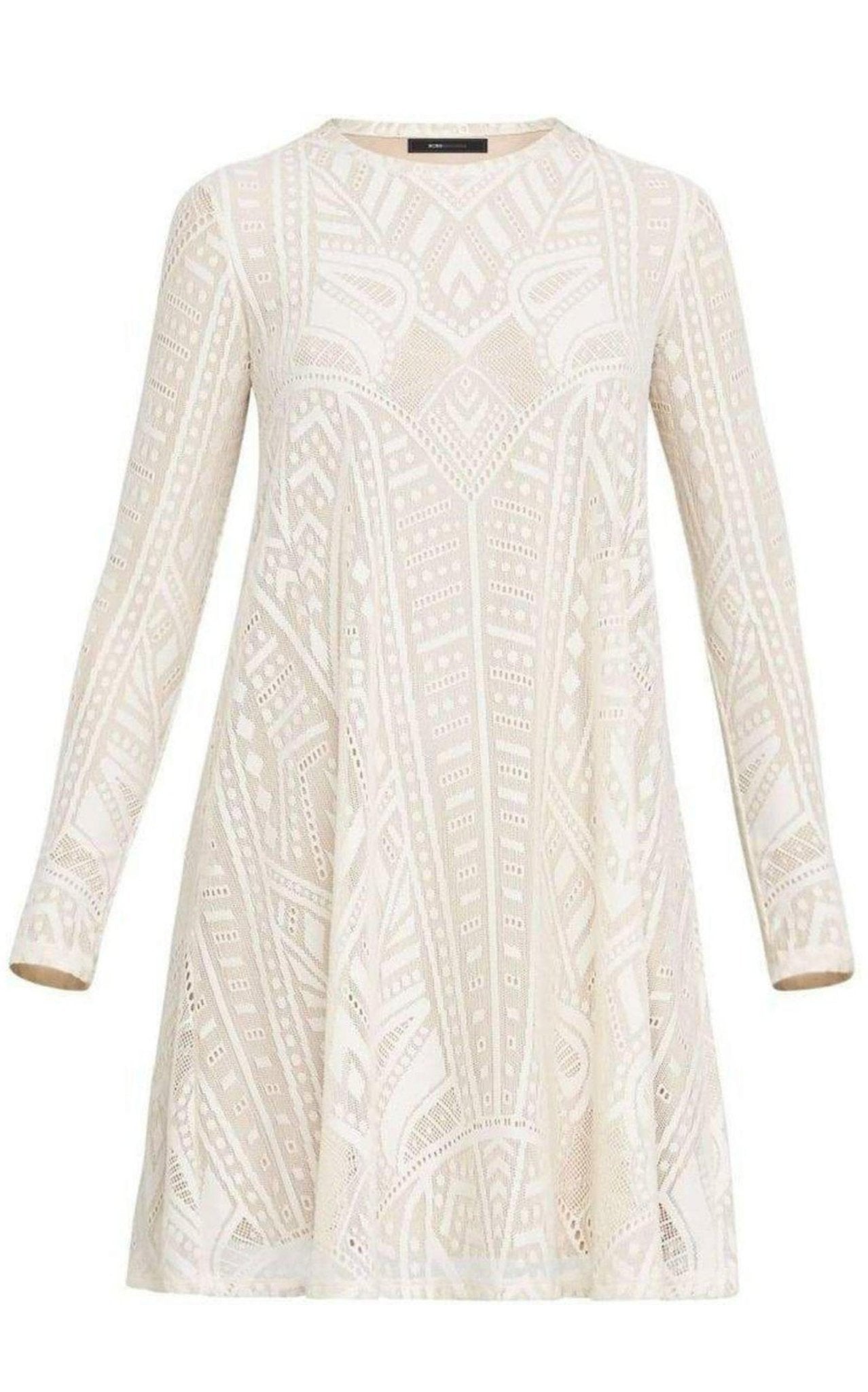 BCBGMAXAZRIA Long - Sleeve Lace Dress - Runway Catalog