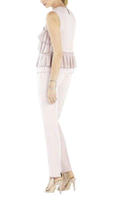 BCBGMAXAZRIA Lorain Plissee-Rüschen-Applikation-Oberteil – Laufsteg-Katalog